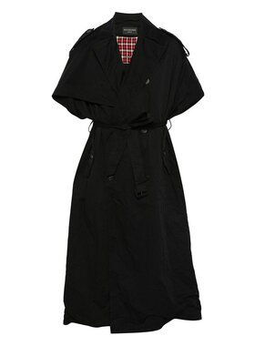 潮奢 Balenciaga 巴黎世家 女士 CLOTHING 黑色外套 838802TSP13