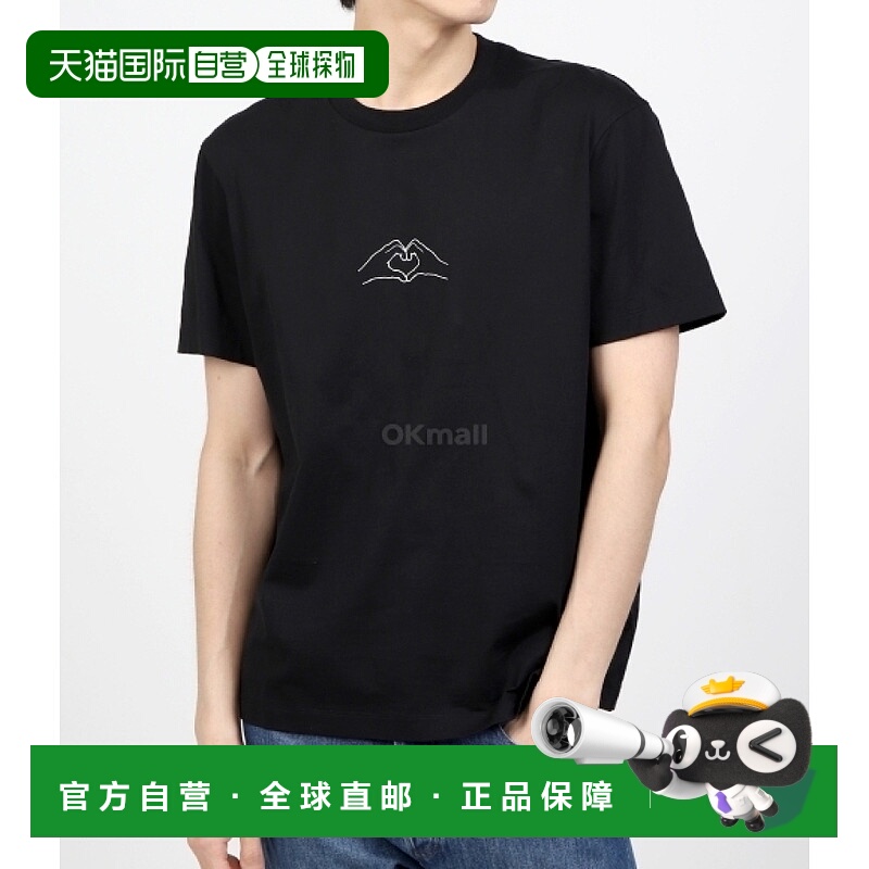 韩国直邮NEIL BARRETT 修身心形印花纯棉T恤 (MY70262A Y530 524N