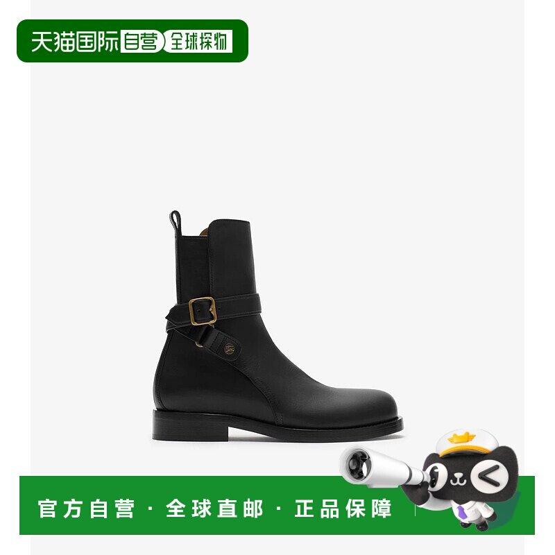 欧洲直邮BURBERRY 25秋冬 81143741 男士 短靴 皮革 Ledger 骑士