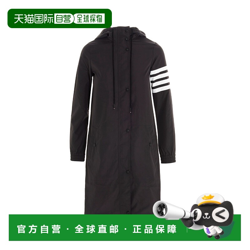 香港直邮Thom Browne 4 Bar'连帽风衣外套 FJT144A06230 015