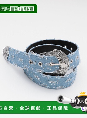1h可退 日本直邮WEGO女装闪片牛仔腰带 MO25SS06SG0003