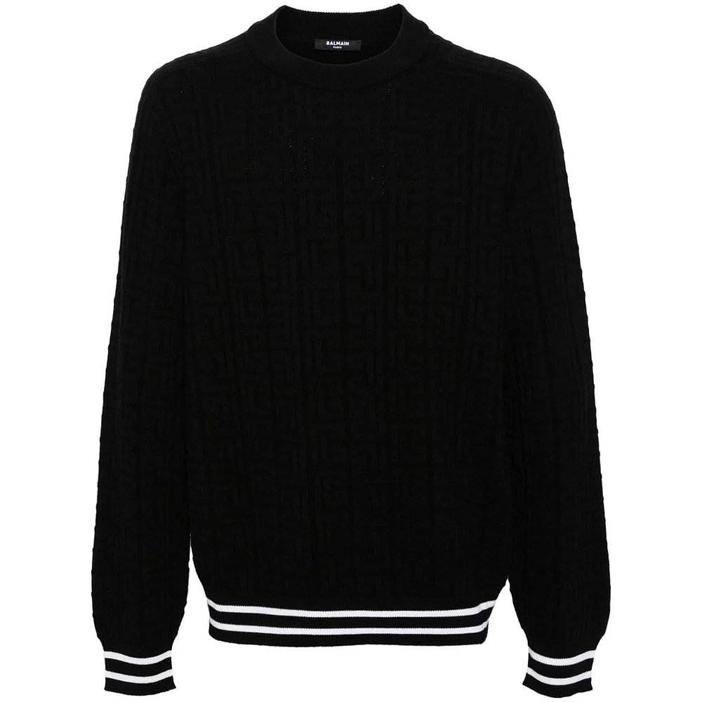 BALMAIN 男士针织毛衣 DH1KD106KH02EAB