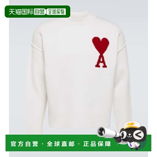 1h可退 香港直邮Ami Paris 男士 Ami De Cœur 羊毛毛衣