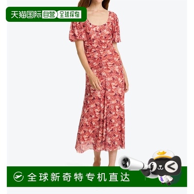 自营 draper jamesMindy Midi锥形网眼连衣裙-锥形网眼 美国奥莱