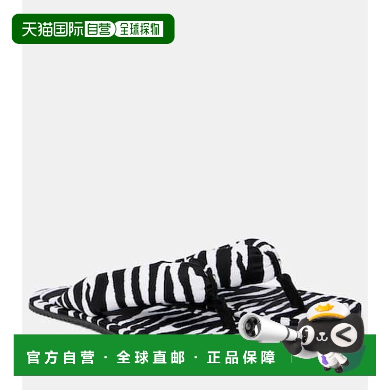 香港直邮潮奢 The Attico 女士 Indie 斑马纹人字拖凉鞋