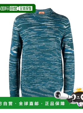 香港直邮Missoni 条纹圆领毛衣 UC23WN01BK016W长袖