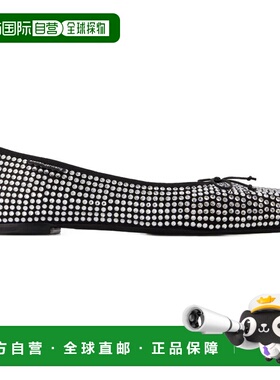 香港直邮ALEXANDER WANG 女士芭蕾乐福鞋 30324F065 AW2024 黑色