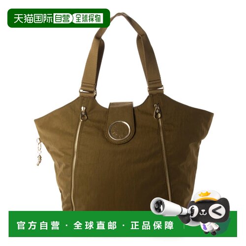日本直邮Kipling 托特包 黄褐色手提包