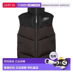 自营plein sportPuffer Jacket Vest - black 美国奥莱直发