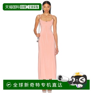 香港直邮Rabanne 无袖 1h可退 女士 25EJRO100VI0267 长款 连衣裙