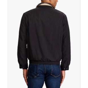 1h可退 【美国直邮】Ralph Lauren拉夫劳伦男士夹克外套宽松黑色