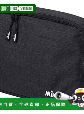 【日本直邮】Mikasa米卡萨 排球裁判刺绣收纳袋 黑色 AC-VRC2