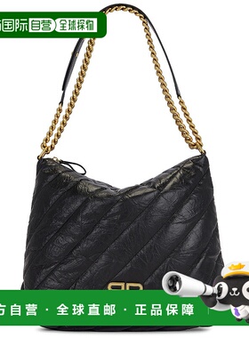 1h可退 香港直邮Balenciaga 巴黎世家 女士 Crush 中号单肩包 806