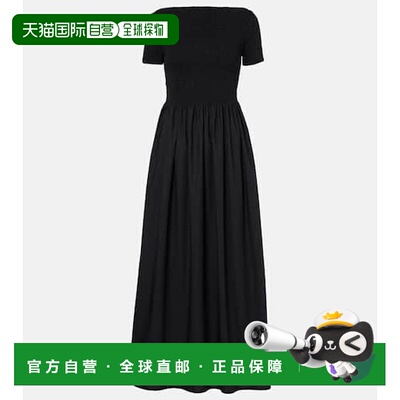 1h可退 香港直邮潮奢 FAITHFULL THE BRAND 女士 抽褶露肩棉质长