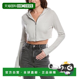 自营 redoneRE/DONE Mini Knit Hoodie - grey 美国奥莱直发帽衫