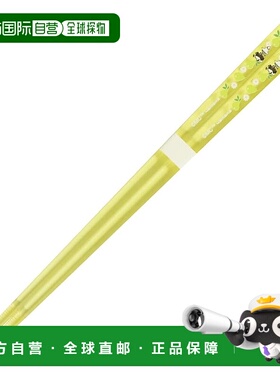 【日本直邮】MOOMIN 筷子 透明筷子 23cm 黄色 Snufkin 周边商品