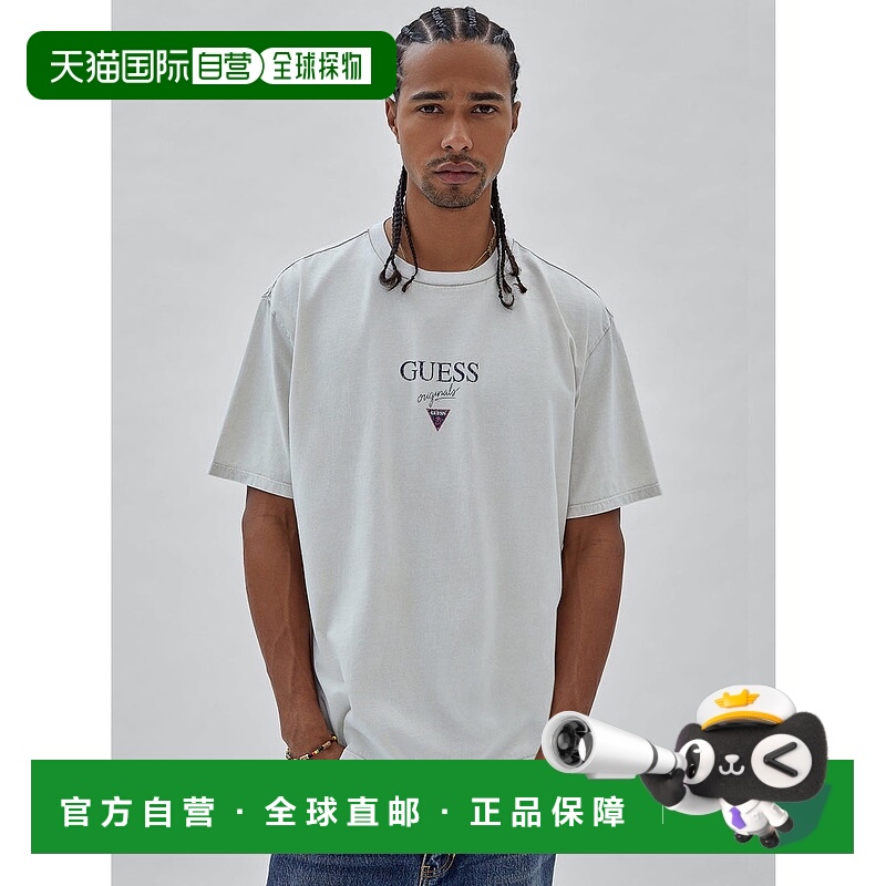 日本直邮Guess Originals Printed Baker Logo Tee 印花贝克标志T