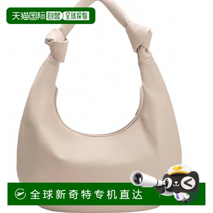美国奥莱直发 自营 melie biancoStella女式 奶油色大回收素食肩包