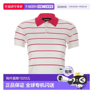 香港直邮Dsquared2 Polo衫 二次方 翻领短袖 S72HA119 女士 1h可退