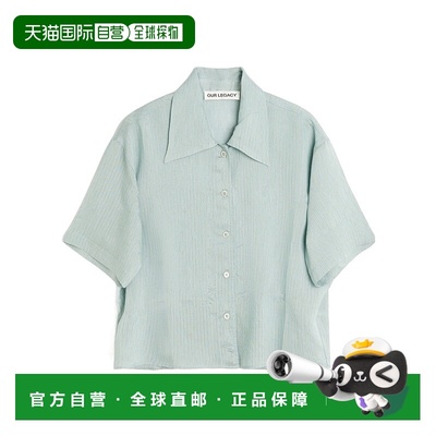 1h可退 香港直邮OUR LEGACY 女士衬衫 W2252BG SS2025 蓝色 Brisk