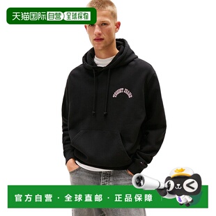 1h可退 日本直邮TOMMY JEANS 男装 原创印花连帽卫衣 宽松版型 胸