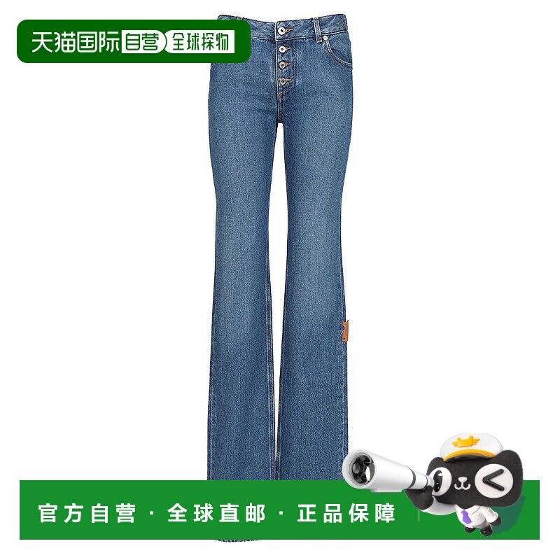 香港直邮OFF-WHITE 女士牛仔裤 OWYA067S25DEN0014400 SS2025