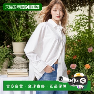 衬衫 WHITE WOMEN 479078 日潮跑腿UNIQLO优衣库 棉质长袖