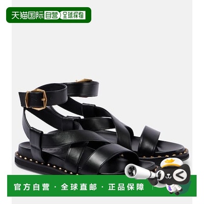 香港直邮Jimmy Choo 周仰杰 女士 Blaise 皮质凉鞋