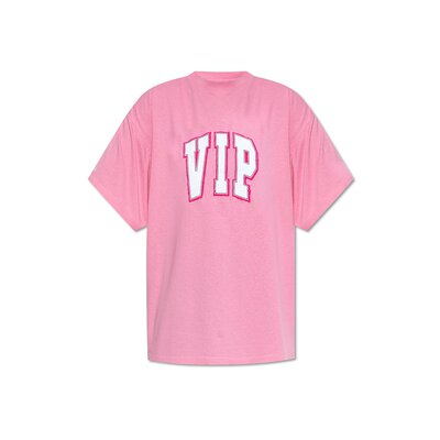 BALENCIAGA 女士T恤 831305TSVP62014 AW2025 粉红色