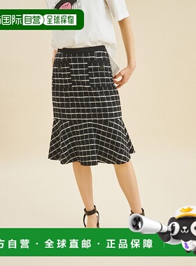 日本直邮GRACE CONTINENTAL 闪亮粗花呢短裙 [GR9467EW010279]