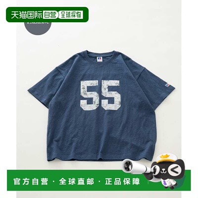 日本直邮Russell Athletic 男装 联名编号短袖T恤 LA262301013216