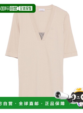 香港直邮BRUNELLO CUCINELLI 女士T恤 M0TC8EL692C8539 SS2026