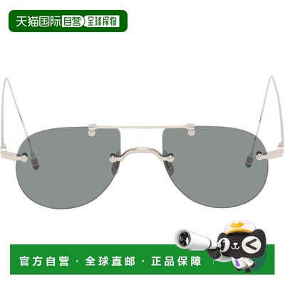 1h可退 香港直邮潮奢 Thom Browne 汤姆 布朗 男士 银色 Titanium