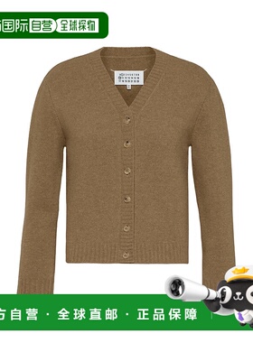 香港直邮Maison Margiela V 领羊毛针织开衫 S51HP0015M13058长袖