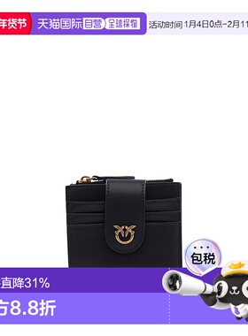 1h可退 香港直邮Pinko 品高 女士 拉链钱包 103610A0F1 black黑色
