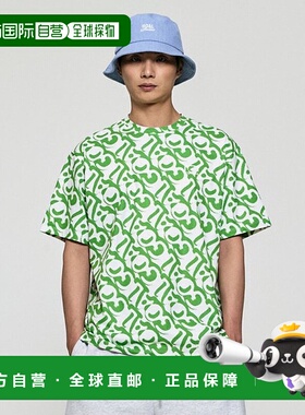 韩国直邮GOALSTUDIO air dry 涂鸦标志 T 恤-绿色