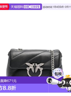 香港直邮PINKO 女士单肩包 100039A0F2Z99O SS2026 黑色 LOVE PUF