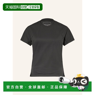 香港直邮Y-3 女士T恤 100298709313000 CO 灰色 running shirt