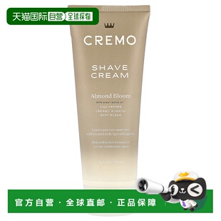 香港直邮Cremo,剃须膏,巴旦木花香,6 液量盎司(177 毫升)正品