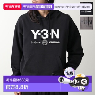 日本直邮Y-3 x NEIGHBORHOOD NBHD 联名款男士印花连帽衫 JW7004
