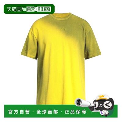 1h可退 香港直邮a cold wall 男士 T恤 yellow黄色 舒适时尚