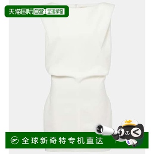 棉质帆布迷你连衣裙 1h可退 Toma 香港直邮KHAITE white白色 女士