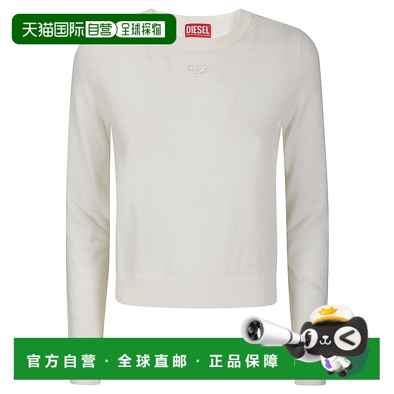 1h可退 香港直邮DIESEL 女士针织衫 A174980DCCH129 SS2025 白色