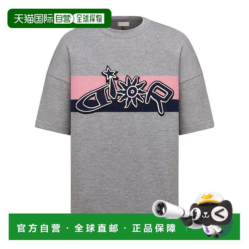 香港直邮Dior DIOR AND LEWIS HAMILTON T 恤 593M622A2015短袖