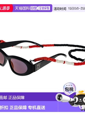 自营 Hugo Boss 中性太阳镜 - 黑色 美国奥莱直发猫眼户外眼镜