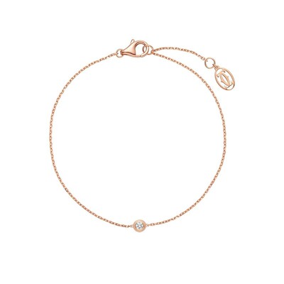 CARTIER/卡地亚 Diamants Légers系列 简约优雅小号18k金玫瑰金