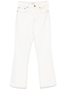 TORY BURCH 女士牛仔裤 168289111 SS2025 白色 FLARED JEANS