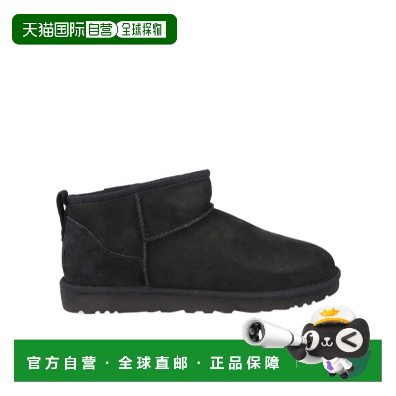 1h可退 香港直邮UGG 男士靴子 1137391MBLK AW2025 黑色 圆头短筒