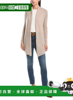 自营InCashmere Flyaway Cashmere Cardigan - tan 美国奥莱直发