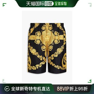 男士 香港直邮潮奢 范思哲 印花斜纹丝绸短裤 Versace 1002476